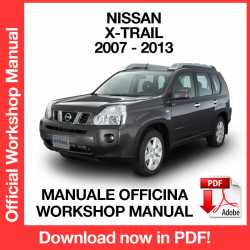 Manuale Officina Nissan X-Trail T31