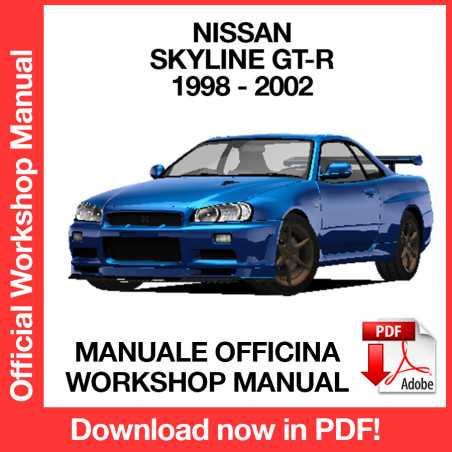 Workshop Manual Nissan Skyline GT-R R34