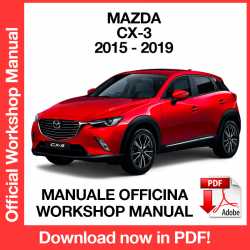 Manuale Officina Mazda CX-3 CX3