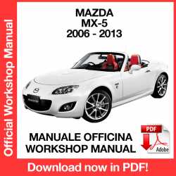 Manuale Officina Mazda MX-5 MX5