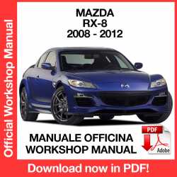 Workshop Manual Mazda RX-8 RX8