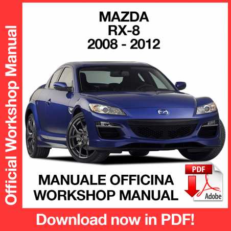 Manuale Officina Mazda RX-8 RX8