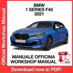 Manuale Officina BMW Serie 1 F40