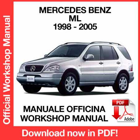 Manuale Officina Mercedes Benz ML W163