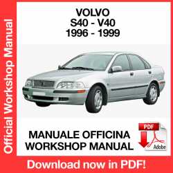 Workshop Manual Volvo S40 - V40