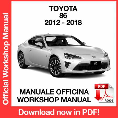 Workshop Manual Toyota 86