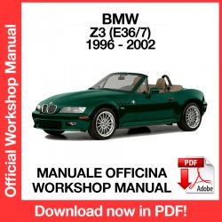 WORKSHOP MANUAL BMW Z3
