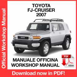 Manuale Officina Toyota FJ-Cruiser