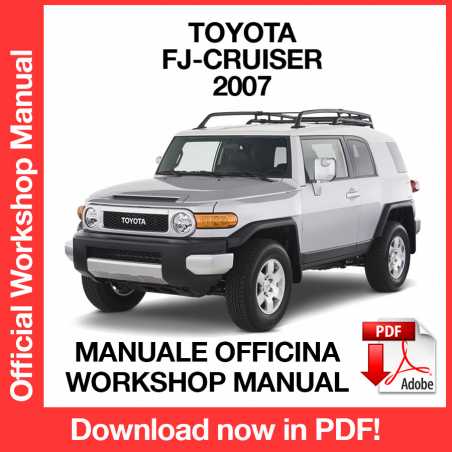Workshop Manual Toyota FJ-Cruiser