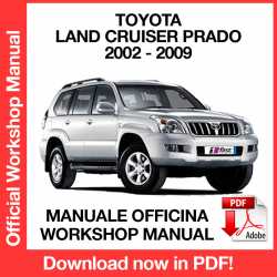 Manuale Officina Toyota Land Cruiser Prado J120