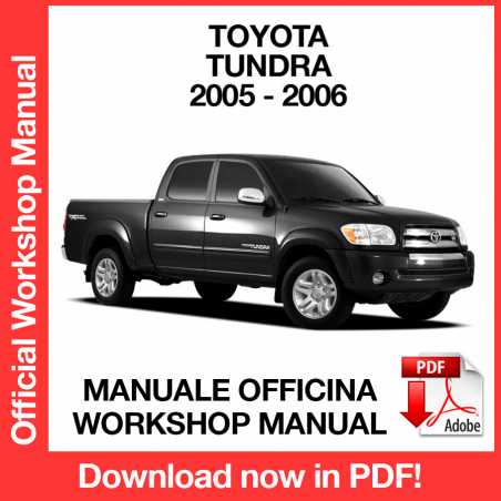 Manuale Officina Toyota Tundra