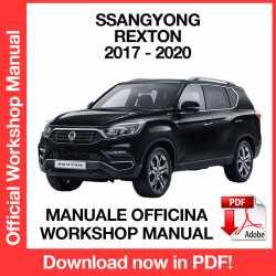 Workshop Manual Ssangyong Rexton Y400