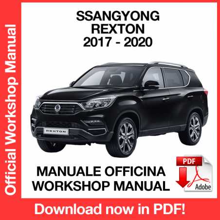 Manuale Officina Ssangyong Rexton Y400
