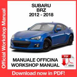 Manuale Officina Subaru Brz