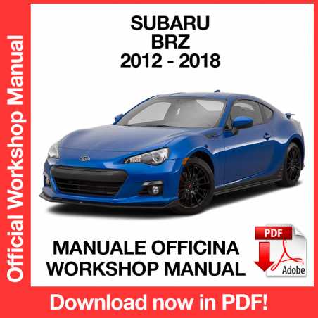Manuale Officina Subaru Brz