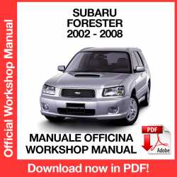 Workshop Manual Subaru Forester
