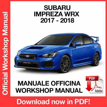 Workshop Manual Subaru Impreza Wrx Sti