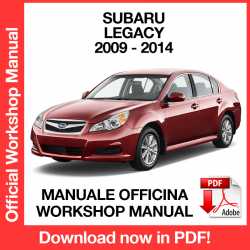 Manuale Officina Subaru Legacy