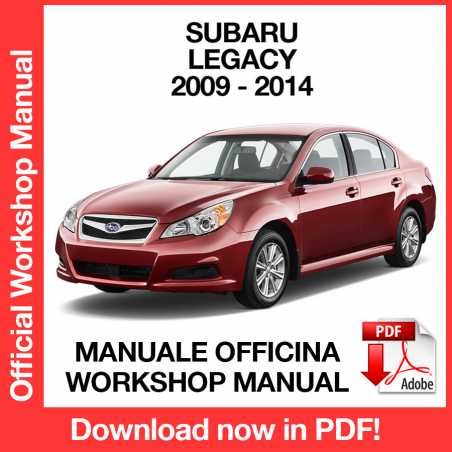 Workshop Manual Subaru Legacy