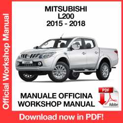 Manuale Officina Mitsubishi L200 Triton