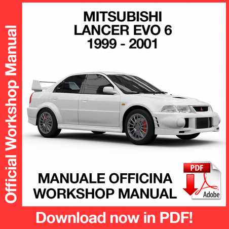 Workshop Manual Mitsubishi Lancer Evo 6