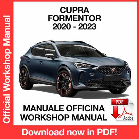 Workshop Manual Cupra Formentor