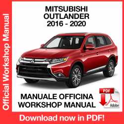 Workshop Manual Mitsubishi Outlander