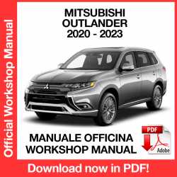 Manuale Officina Mitsubishi Outlander PHEV