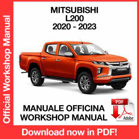 Workshop Manual Mitsubishi L200