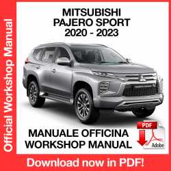 Manuale Officina Mitsubishi Pajero Sport