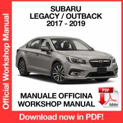 Manuale Officina Subaru Legacy / Outback
