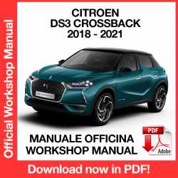 Manuale Officina Citroen DS3 Crossback E-Tense