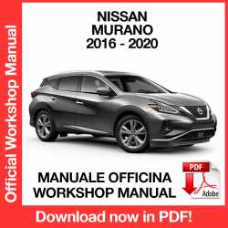 Workshop Manual Nissan Murano Z52