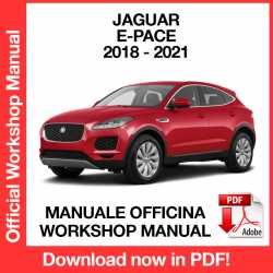 Manuale Officina Jaguar E-Pace