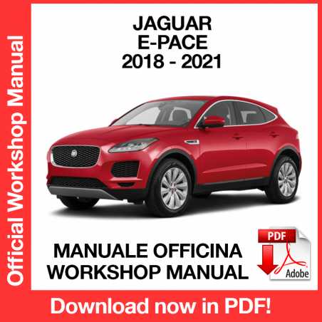 Workshop Manual Jaguar E-Pace