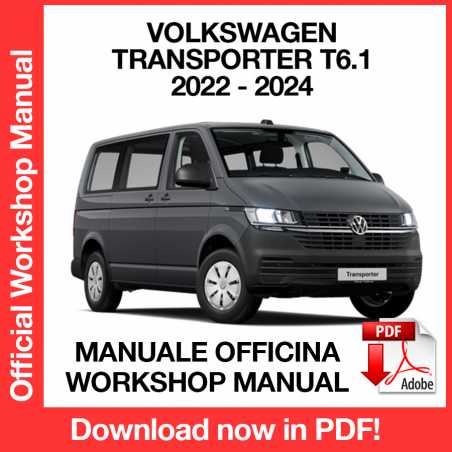 Manuale Officina Volkswagen Transporter T6.1