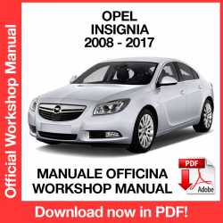Manuale Officina Opel Insignia
