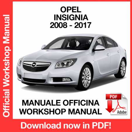 Workshop Manual Opel Insignia