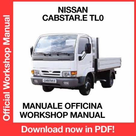 Manuale Officina Nissan Cabstar.E TL0