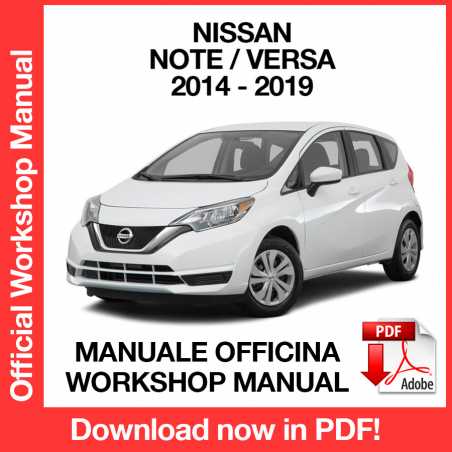 Manuale Officina Nissan Note / Versa