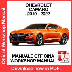 Workshop Manual Chevrolet Camaro