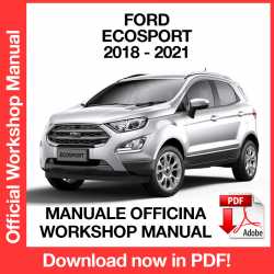 Manuale Officina Ford Ecosport