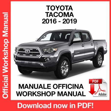 Manuale Officina Toyota Tacoma