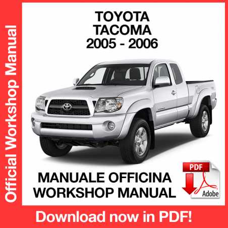 Manuale Officina Toyota Tacoma