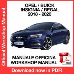 Manuale Officina Opel Insignia / Buick Regal
