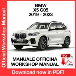 Manuale Officina BMW X5 G05