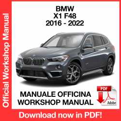 Manuale Officina BMW X1 F48