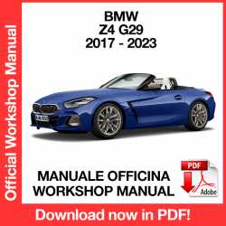 Manuale Officina BMW Z4 G29