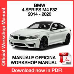Manuale Officina BMW M4 F82