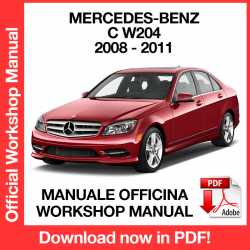 Manuale Officina Mercedes-Benz C W204